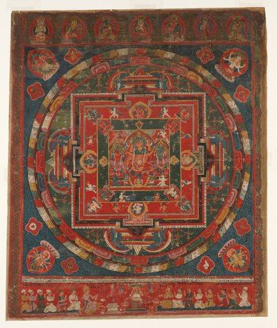 Vasudhara Mandala (dated to 1777 Samvat 897) by Unbekannt