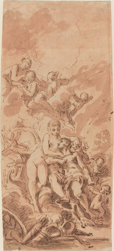 Venus at the Forge of Vulcan by Unbekannt