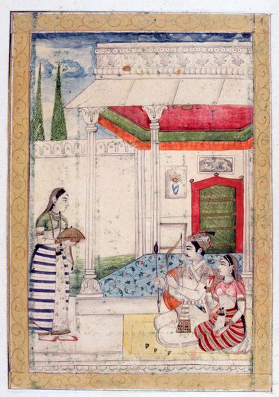 Vibhasa Ragini, Ragamala Album, School of Rajasthan by Unbekannt