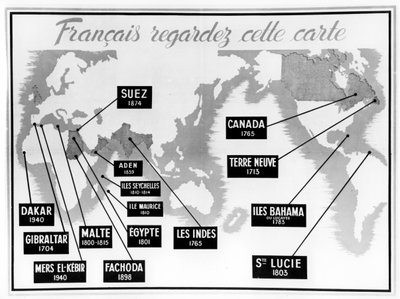 Vichy French Anti-British Propaganda Poster, 1940-1944 by Unbekannt