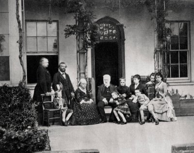 Victor Hugo, French novelist, in exile in Guernsey, 1866 by Unbekannt