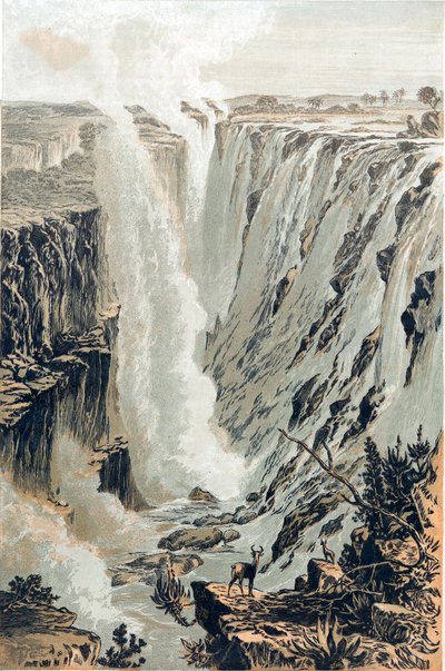Victoria Falls, Africa, Viewed from the East by Unbekannt