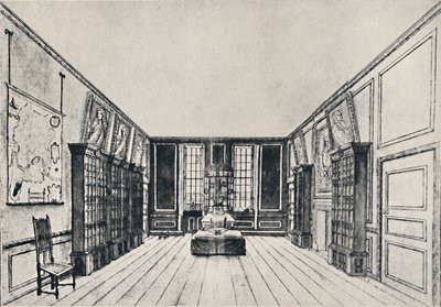 View Towards the Thames in Samuel Pepys Library, York Buildings by Unbekannt