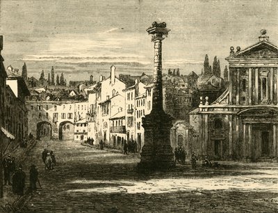 View in Milan, 1890 by Unbekannt