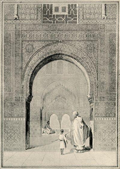 View in the Hall of the Two Sisters, 19th Century, 1907 by Unbekannt