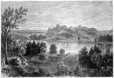 View in the Valley of the Upper Mississippi, 1877 by Unbekannt