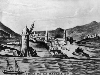 View of Havana, 1680, 1920s by Unbekannt
