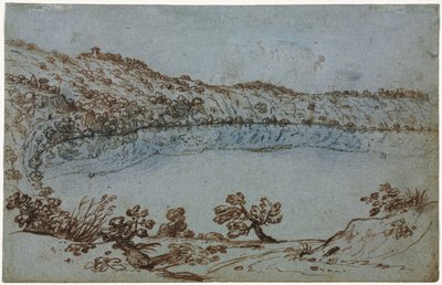 View of Lake Nemi, c. 1650 by Unbekannt