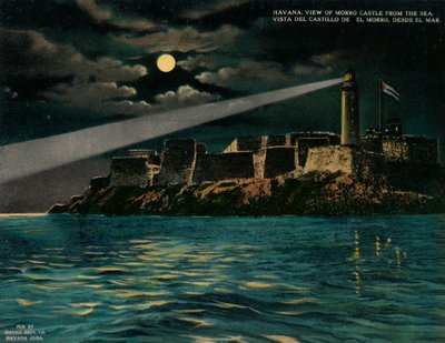 View of Morro Castle from the Sea, Havana, Cuba, c. 1920 by Unbekannt