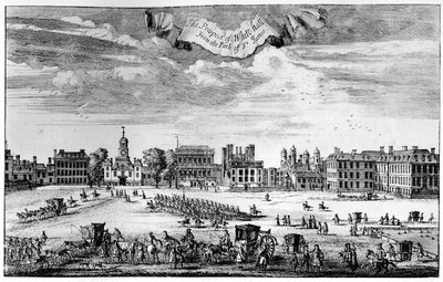 View of Whitehall from St James
