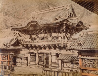 View of Yomeimon Gate - Shinto Temple Nikko by Unbekannt