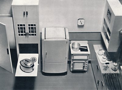View of a Kitchen, Designed by H.M.V. Household Appliances by Unbekannt