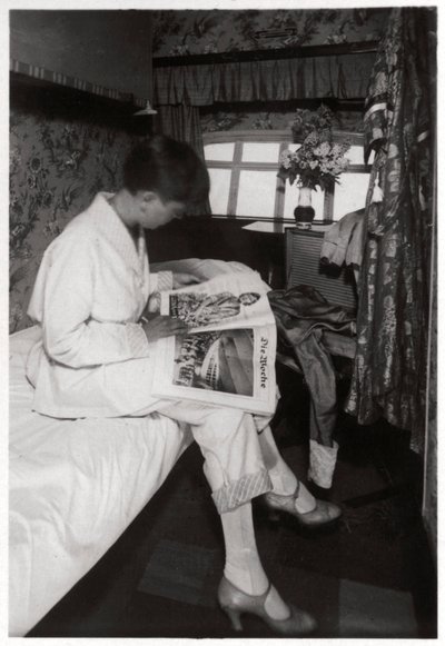 View of a Passenger Cabin on Board Zeppelin LZ 127 Graf Zeppelin, 1933 by Unbekannt
