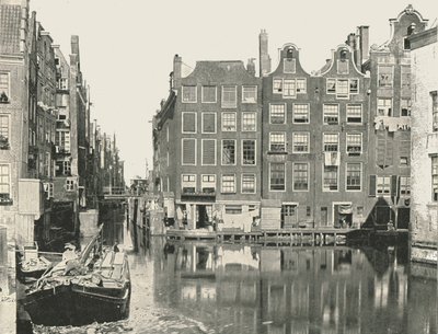 View of One of the Main Canals, Amsterdam, Netherlands by Unbekannt