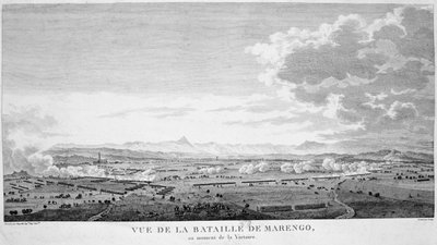 View of the Battle of Marengo at the moment of victory, 1800 by Unbekannt