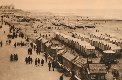 View of the Esplanade towards the Palace Hotel and Cabins by Unbekannt