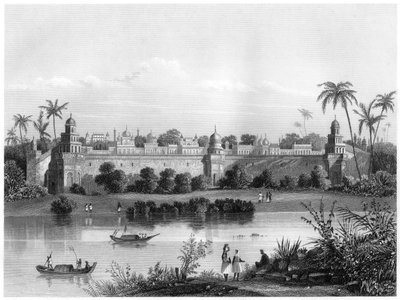 View of the Palace of Agra, from the River, c1860 by Unbekannt