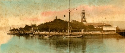 View of the Port Tewfiek by Unbekannt