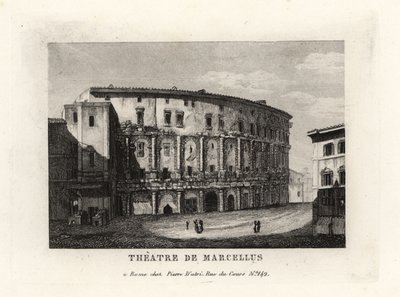 View of the Theatre of Marcellus by Unbekannt