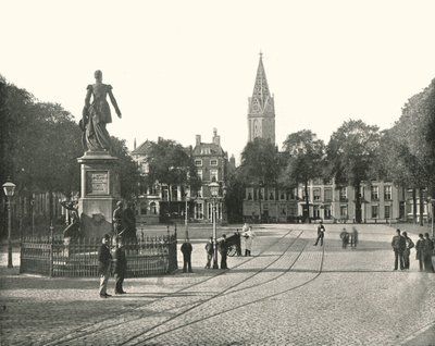 View of the Vyverberg Square, The Hague, Netherlands, 1895 by Unbekannt