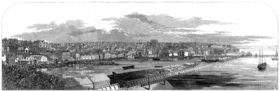 View of the City of Auckland, New Zealand, with the New Commercial Embankment by Unbekannt