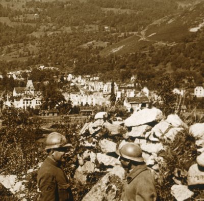 View of the Lines, Metzeral, Northern France, 1914-1918 by Unbekannt