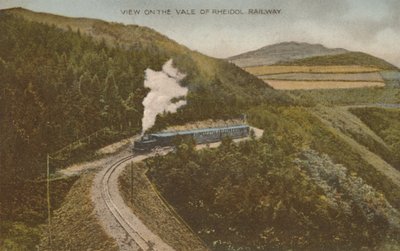 View on the Vale of Rheidol Railway, Early 20th Century by Unbekannt