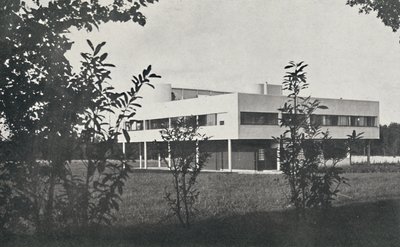Villa at Poissy, constructed in reinforced concrete by Unbekannt