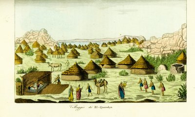 Village of El Querebya (El Querebyn) under the Funj Kingdom of Sennar, Sudan by Unbekannt
