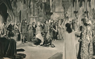 Villon John Barrymore threatened with death by Louis XI by Unbekannt