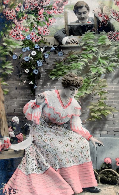 Vintage French Postcard, c. 1900 by Unbekannt