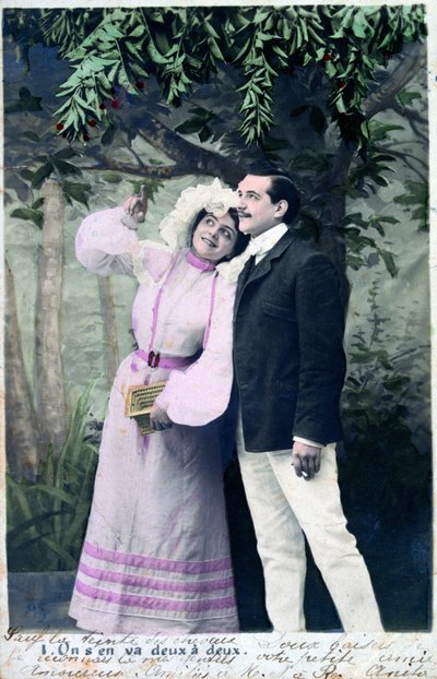 Vintage French postcard, c1900 by Unbekannt