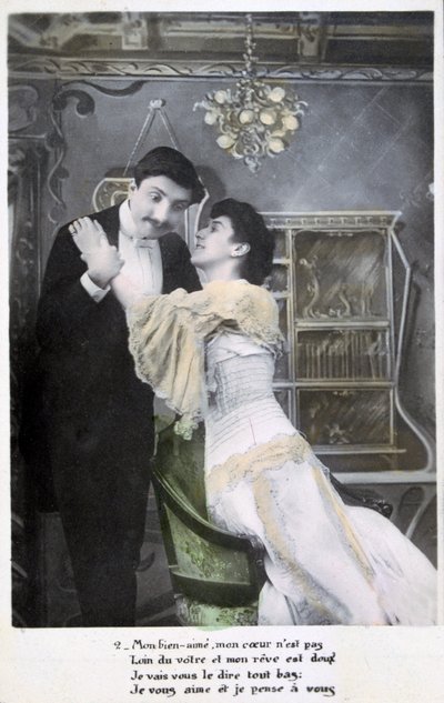 Vintage French Postcard, c1900 by Unbekannt