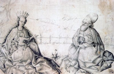 Virgin and Child with St Paul by Unbekannt