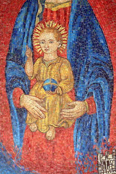 Virgin and Child, Italy, Basilica of the Annunciation, Nazareth, Israel by Unbekannt