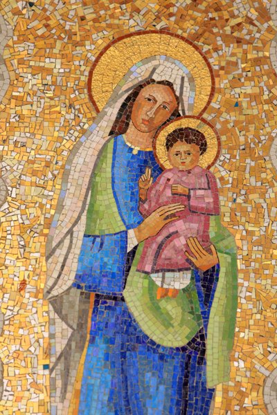 Virgin and Child, Vietnam, Basilica of the Annunciation, Nazareth, Israel by Unbekannt
