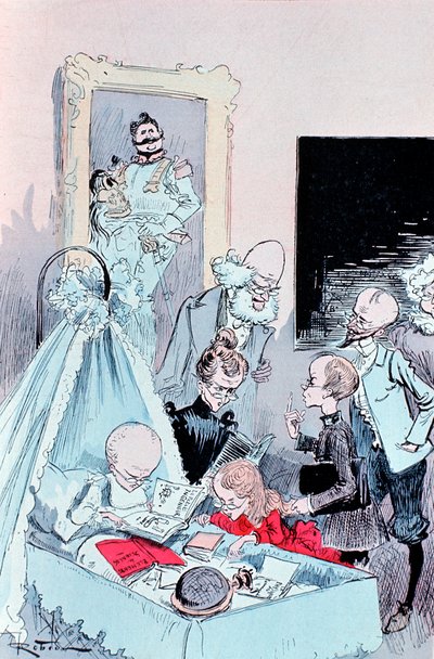 Vision of an Intellectual Family in the 1950s, 1883 by Unbekannt