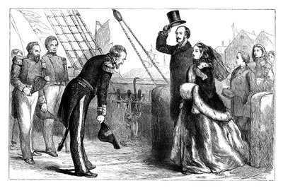 Visit of the Queen and Prince Albert to the Resolute, 1856 by Unbekannt