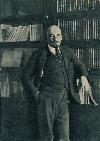 Vladimir Ilich Lenin, Russian Bolshevik Leader, in the Kremlin, Moscow, Russia, October, 1918 by Unbekannt