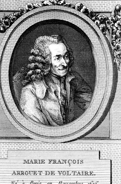 Voltaire, French Author, Playwright, Satirist and Man of Letters by Unbekannt