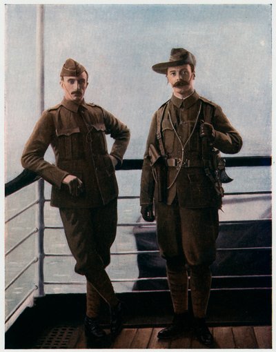 Volunteers on Board Ship for the Boer War by Unbekannt