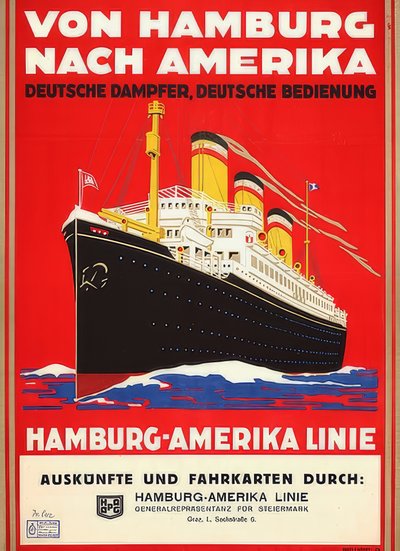 From Hamburg to America. Austria, Graz, 1938-1939 (J. Weiner, Vienna) by Unbekannt