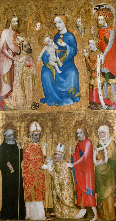 Votive Painting of Archbishop Jan Očko of Vlašim by Unbekannt