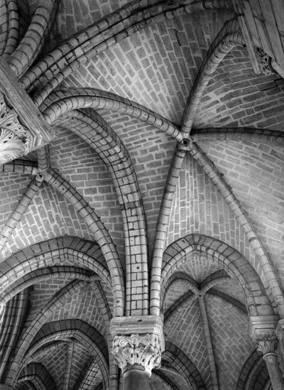 Vouches of the ambulatory. Internal view of Saint Denis Basilica by Unbekannt