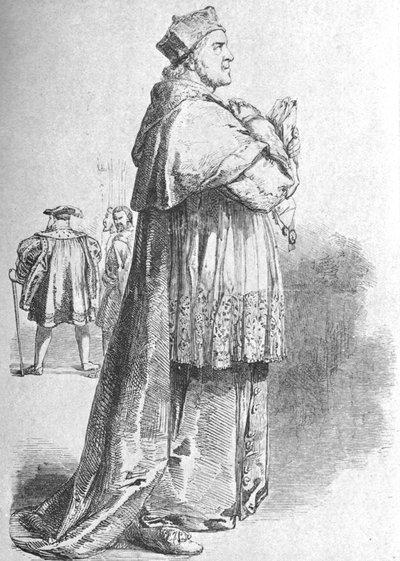 W. Macready as Cardinal Wolsey by Unbekannt