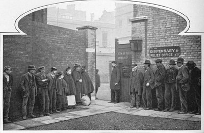 Waiting for Admission to St Marylebone Workhouse, Luxborough Street, London by Unbekannt