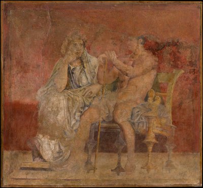 Wall painting from Room H of the Villa of P. Fannius Synistor at Boscoreale by Unbekannt
