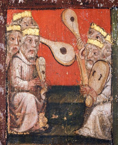 Wall Painting in the Chapter House, Westminster Abbey, London by Unbekannt