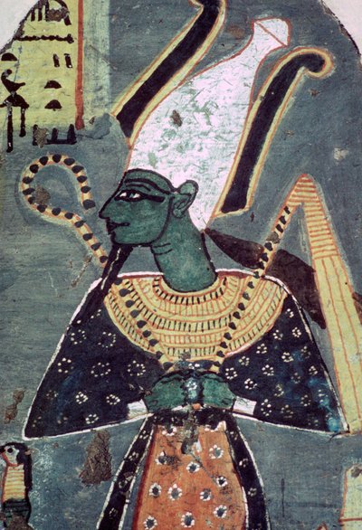 Wall Painting of Osiris Khenti-Amentiu, from a Tomb at Thebes by Unbekannt