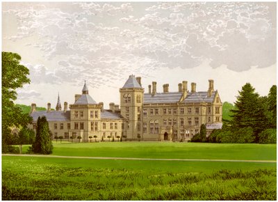 Walton Hall, Warwickshire, home of Baronet Mordaunt, c. 1880 by Unbekannt